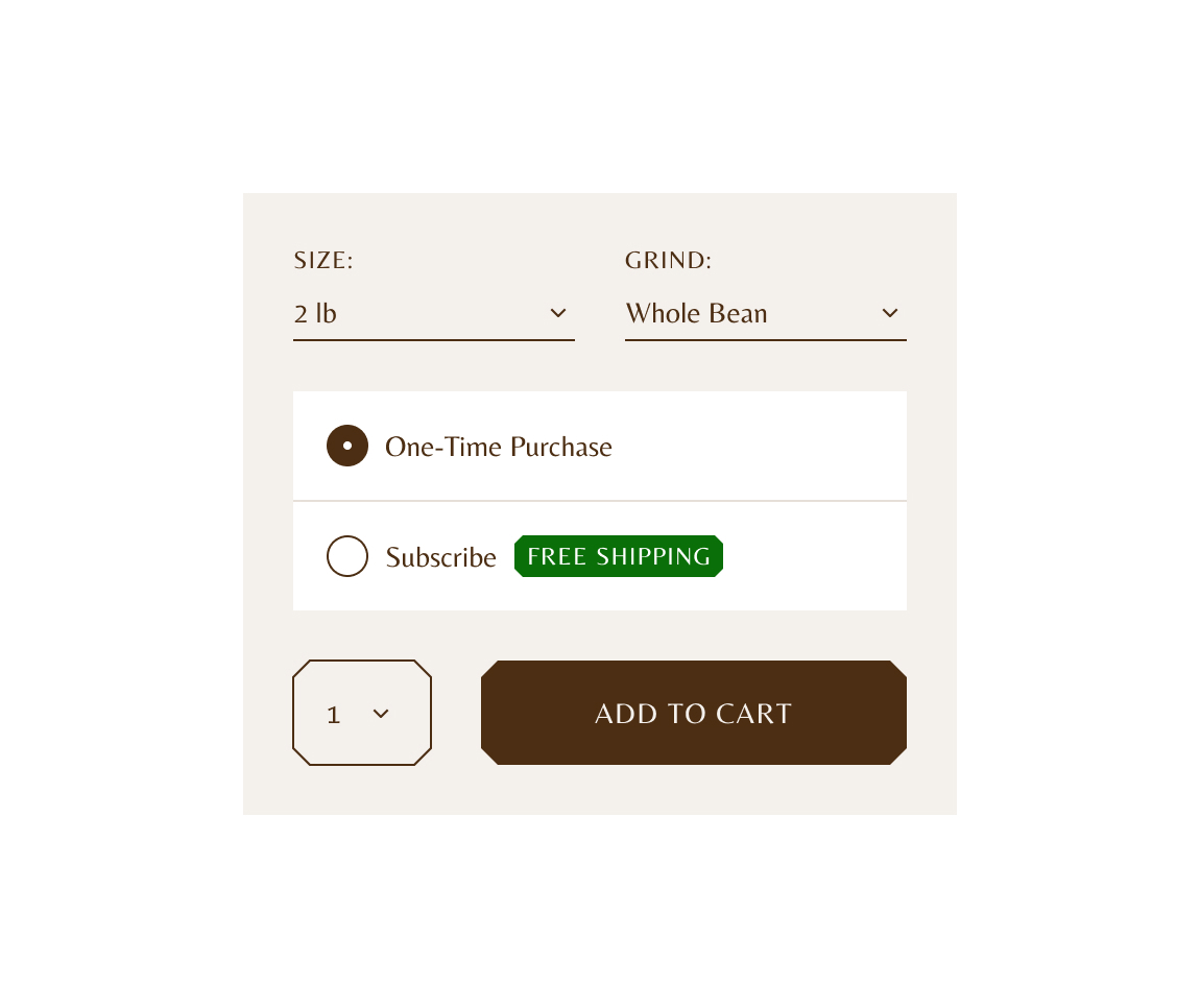 Old World Coffee Roasters ecommerce project by Port80