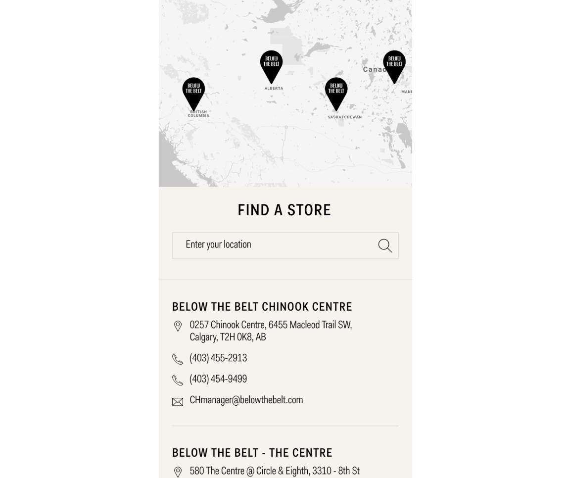 Below The Belt ecommerce project by Port80