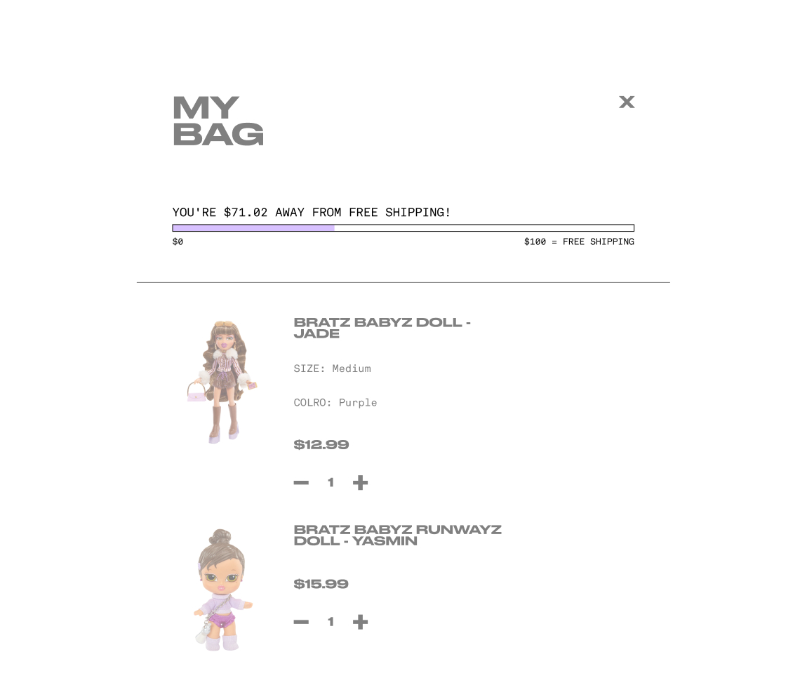 Bratz by MGA ecommerce project by Port80