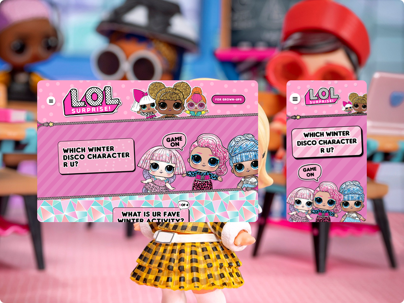 L.O.L. Surprise! Shopify store design