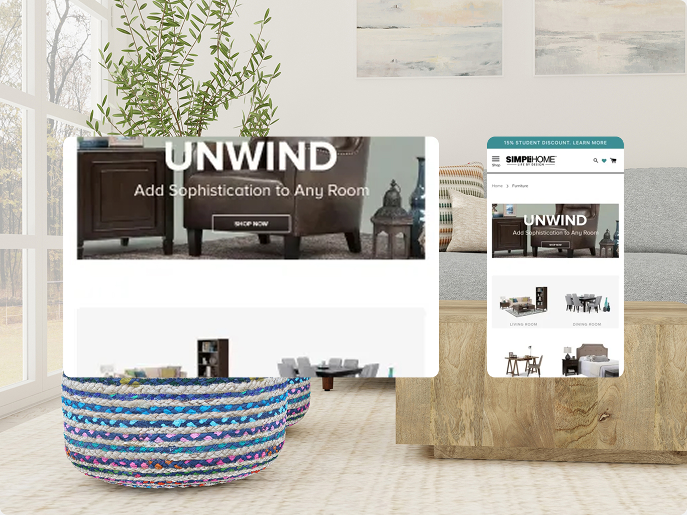 Simpli Home Shopify store screenshot