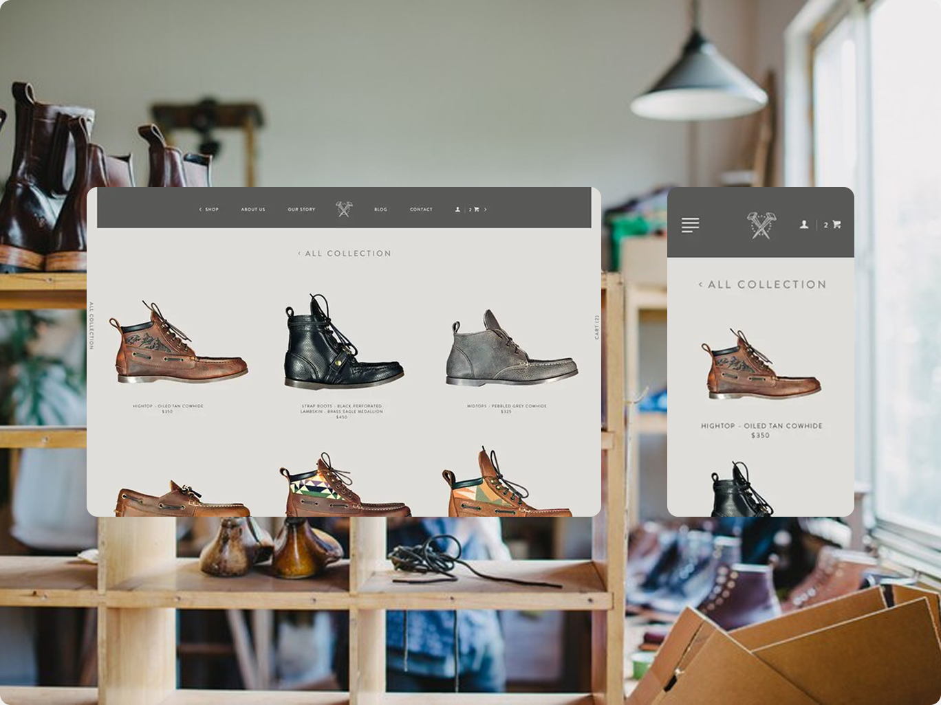 Love Jules Leather Shopify store screenshot