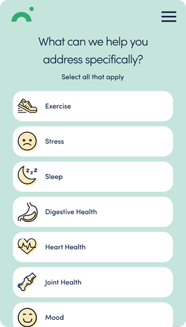 Nurish by Nature Made mobile collection page - Port80 Project