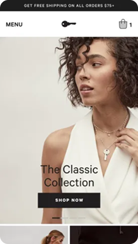 The Giving Keys mobile product page - Port80 Project