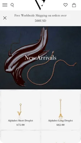 Vita Fede mobile homepage - Port80 Project