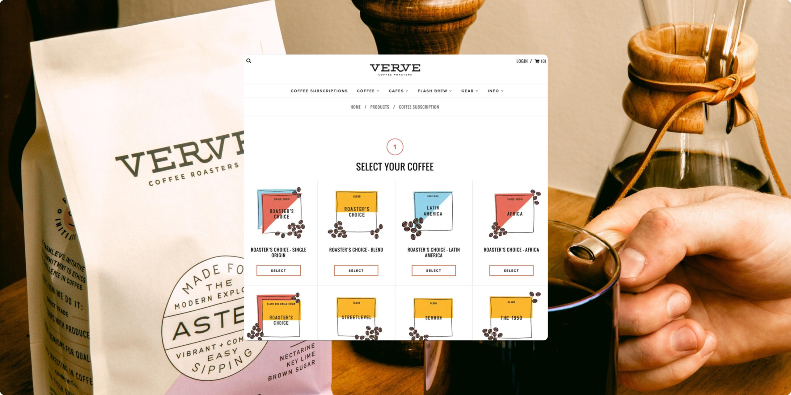 Verve Coffee Shopify project by Port80