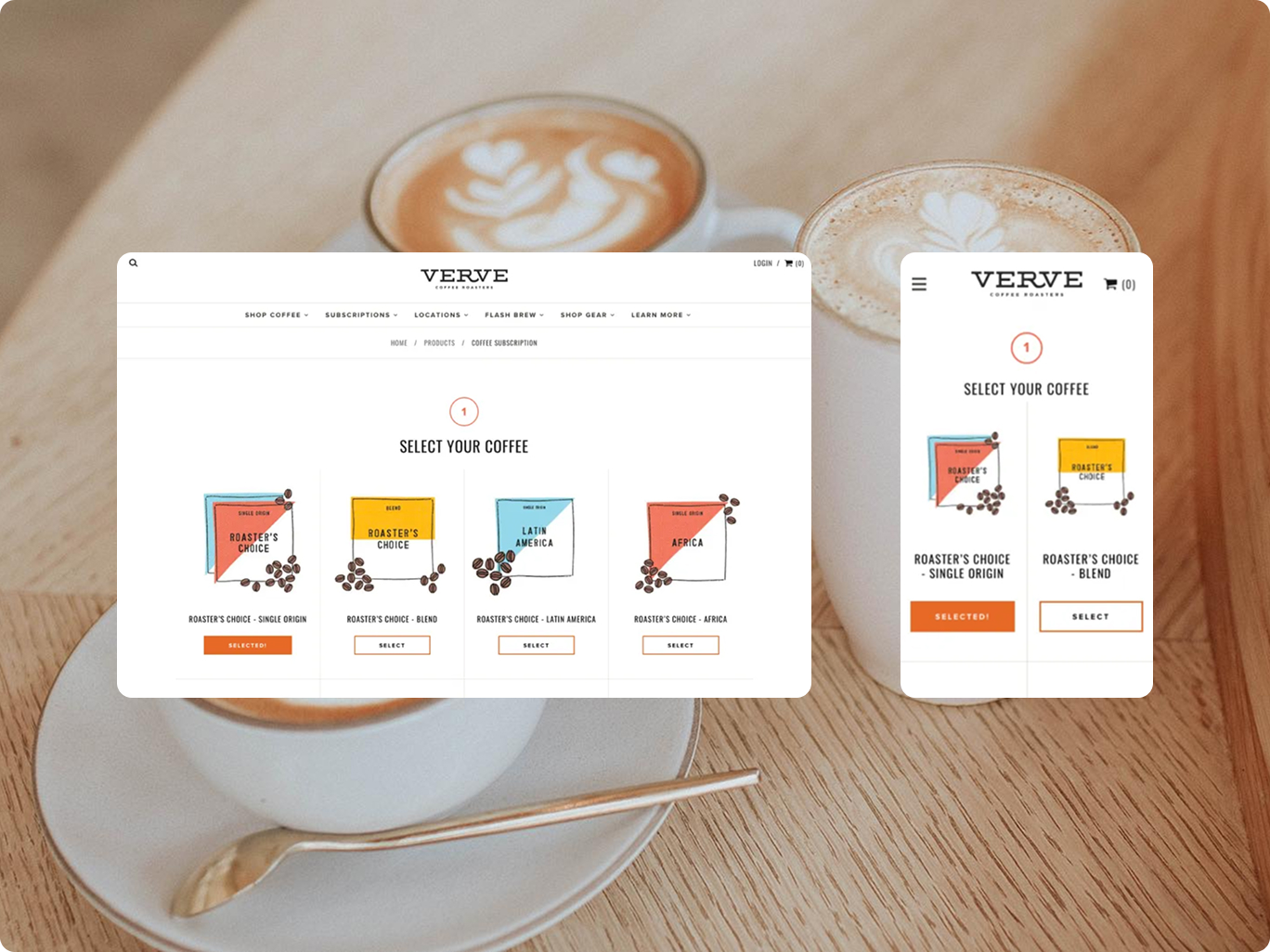 Verve Coffee Shopify project by Port80