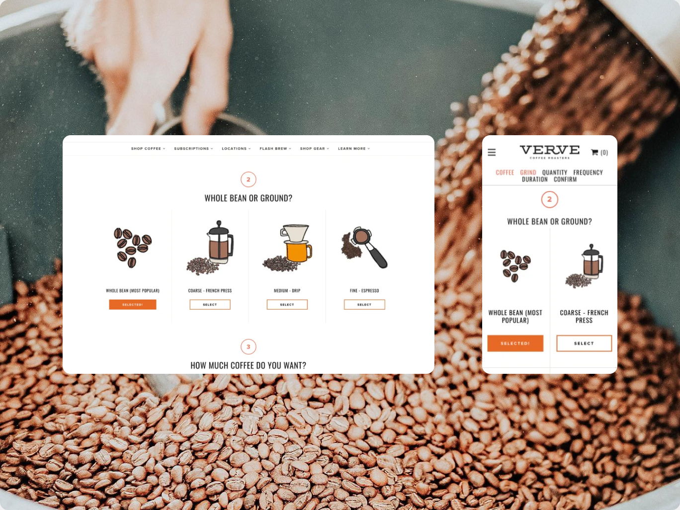 Verve Coffee Shopify project by Port80