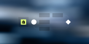 Illustration of connecting apps and tools to a Shopify store