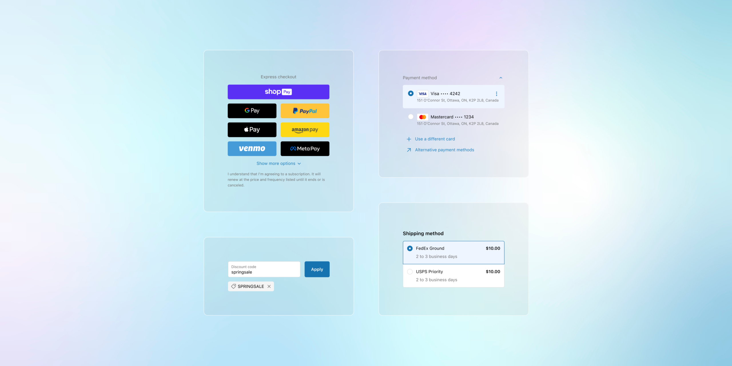 Shopify Plus checkout customization interface