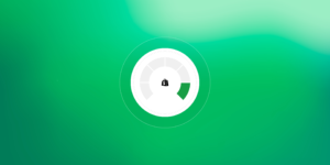 Circular gauge illustrating a Shopify site speed score